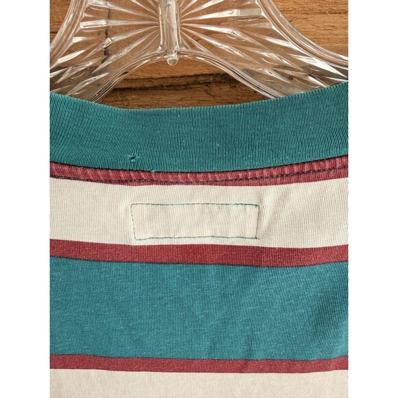 GUESS Mens T Shirt Short Sleeve Go Peer Stripe Crewneck Shirt Size Small - Picture 7 of 10